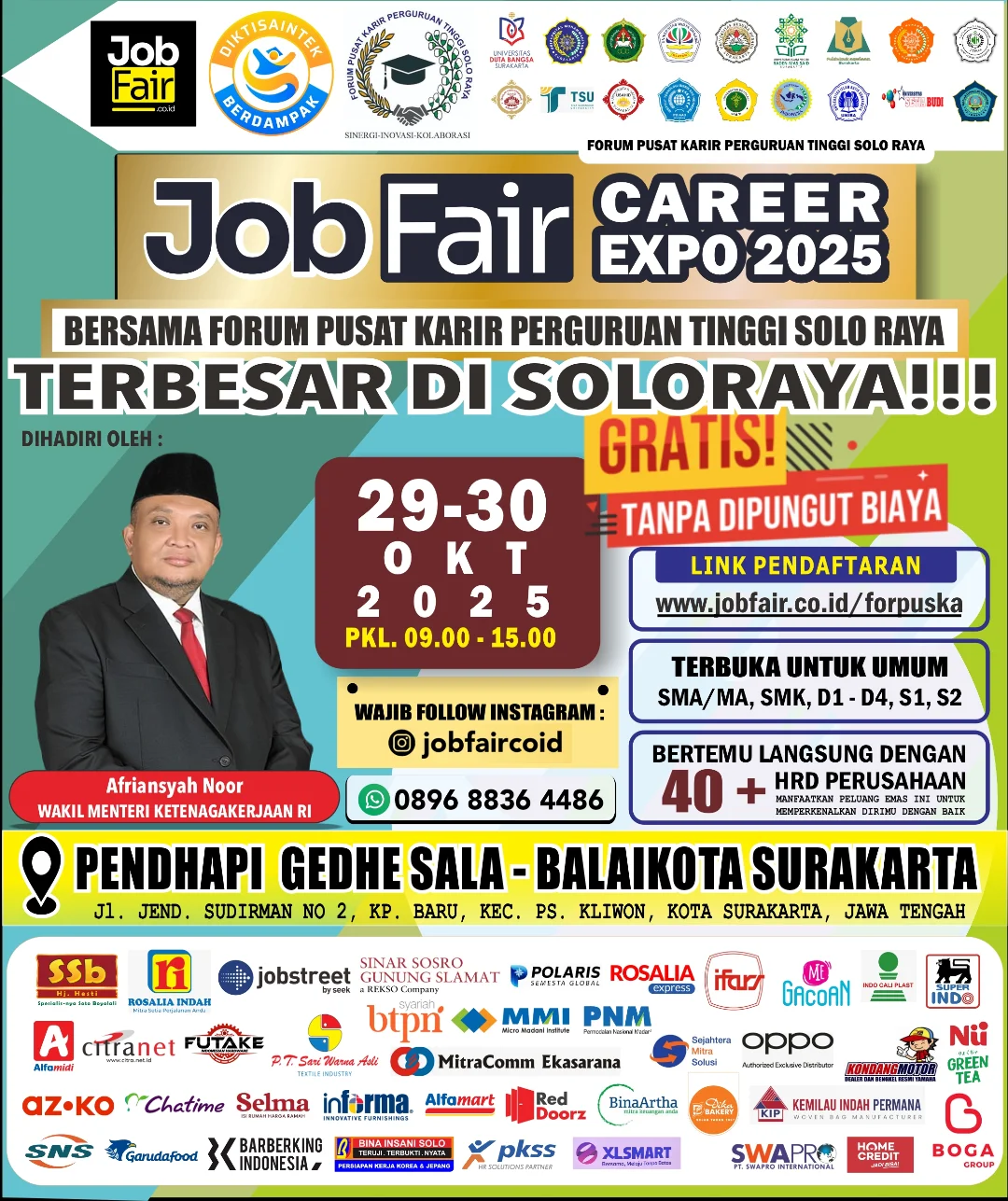 Job Fair Solo Raya 2026
